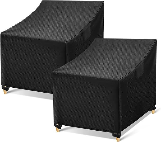 WLEAFJ Outdoor Chair Covers Waterproof Lawn Patio Furniture Covers