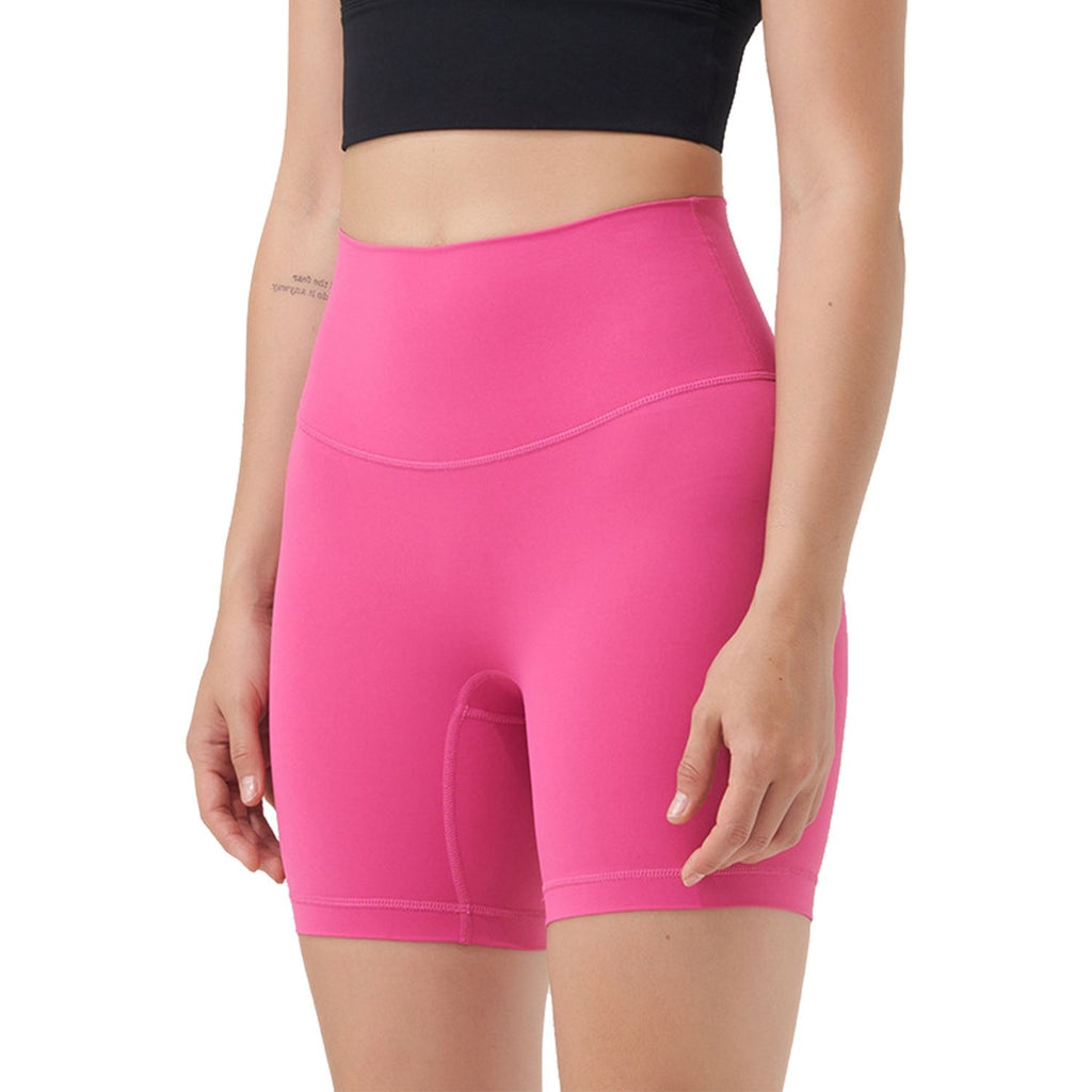 Women's High Waist Biker Shorts Tummy Control Pants Athletic Leggings Spandex Booty Shorts with 6.3In Inseam No Front Seam for Workout Yoga Running Volleyball Dance