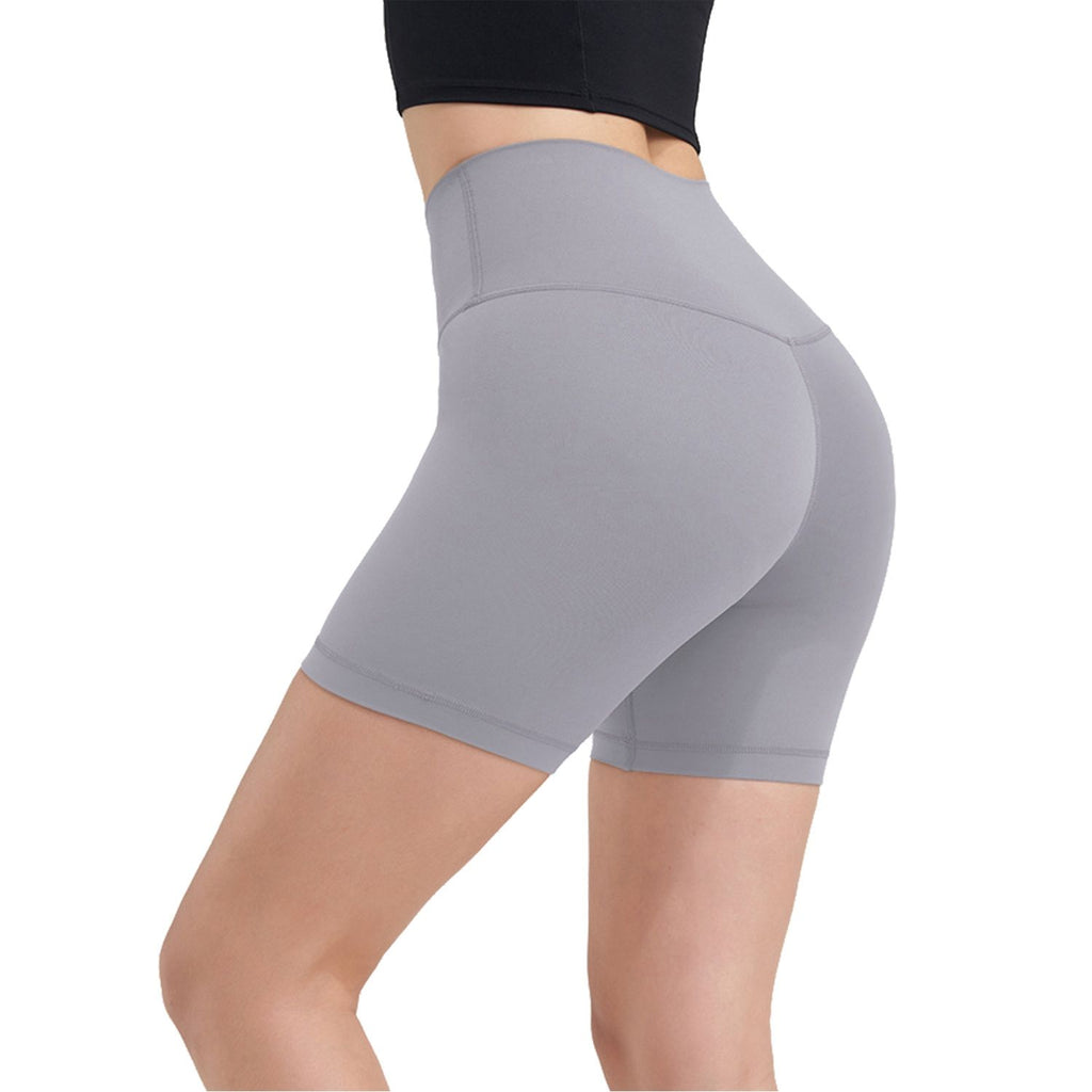 Women's High Waist Biker Shorts Tummy Control Pants Athletic Leggings Spandex Booty Shorts with 6.3In Inseam No Front Seam for Workout Yoga Running Volleyball Dance
