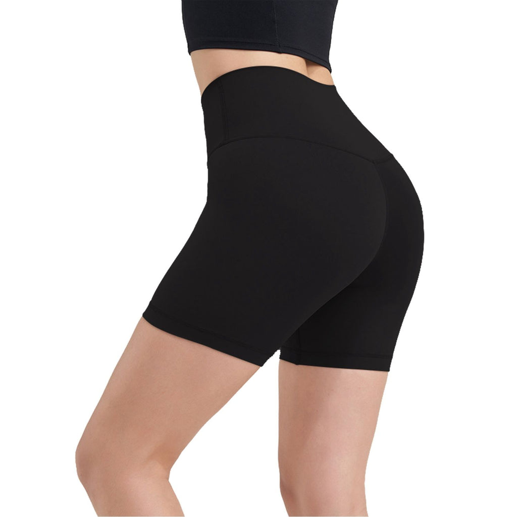Women's High Waist Biker Shorts Tummy Control Pants Athletic Leggings Spandex Booty Shorts with 6.3In Inseam No Front Seam for Workout Yoga Running Volleyball Dance