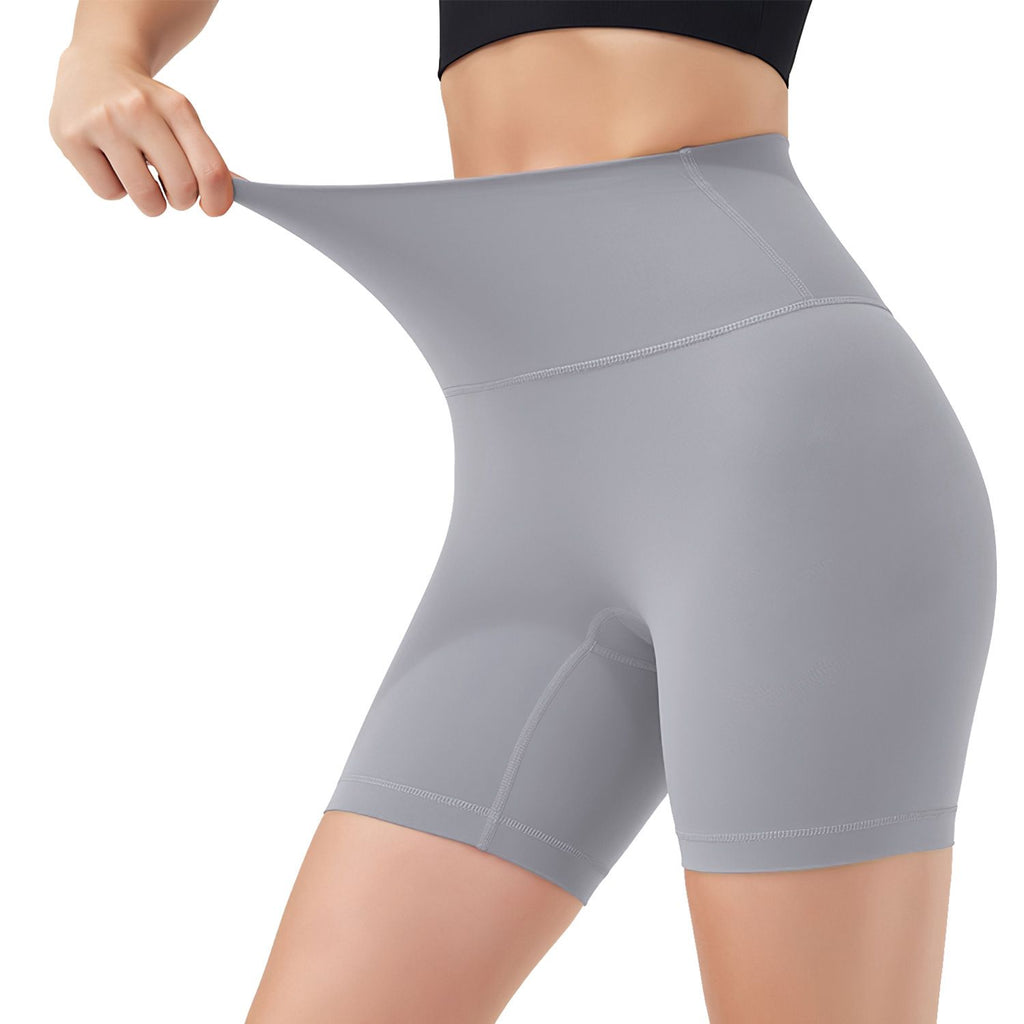 Women's High Waist Biker Shorts Tummy Control Pants Athletic Leggings Spandex Booty Shorts with 6.3In Inseam No Front Seam for Workout Yoga Running Volleyball Dance