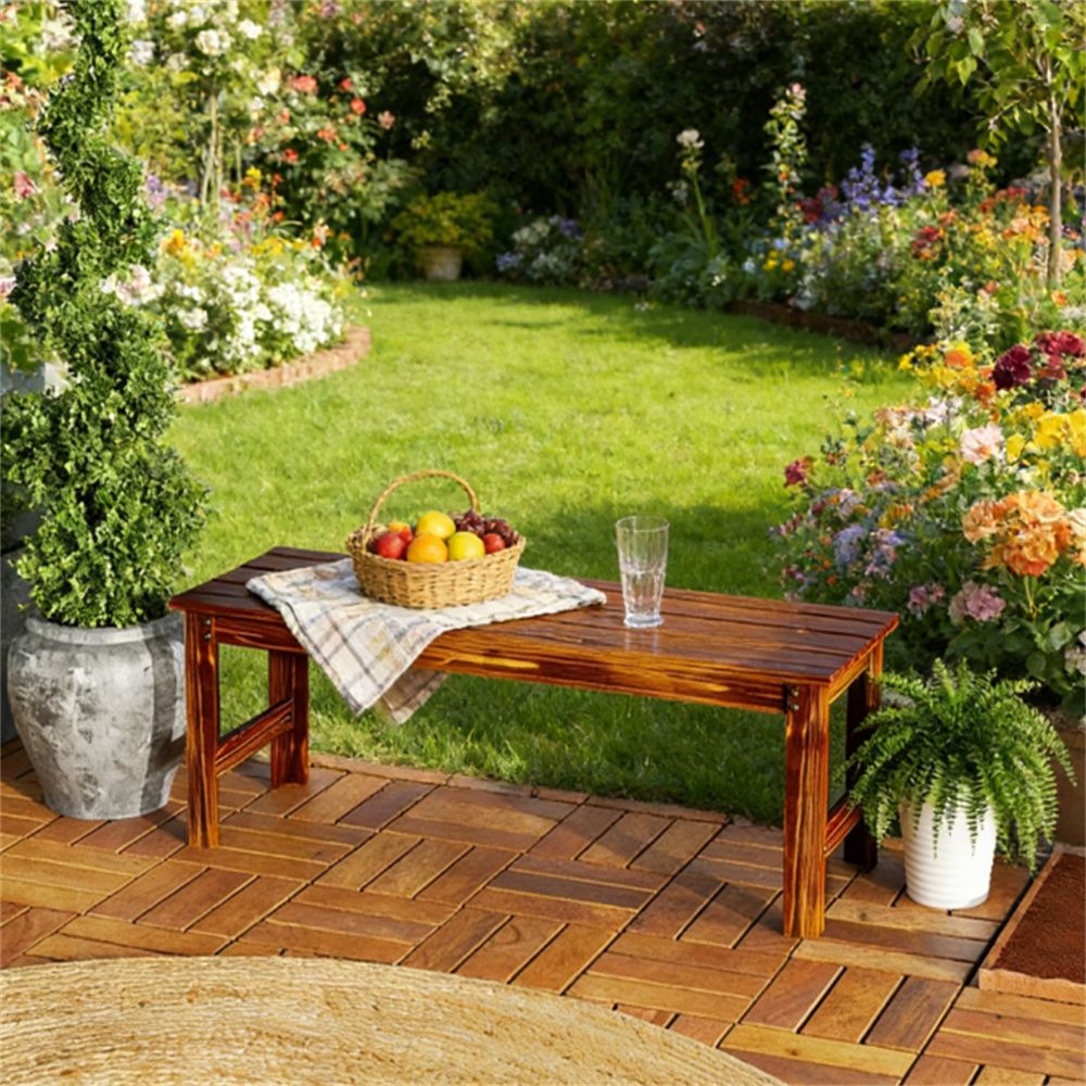 Wooden garden benches, terrace benches, park chairs, porch benches (chairs only)