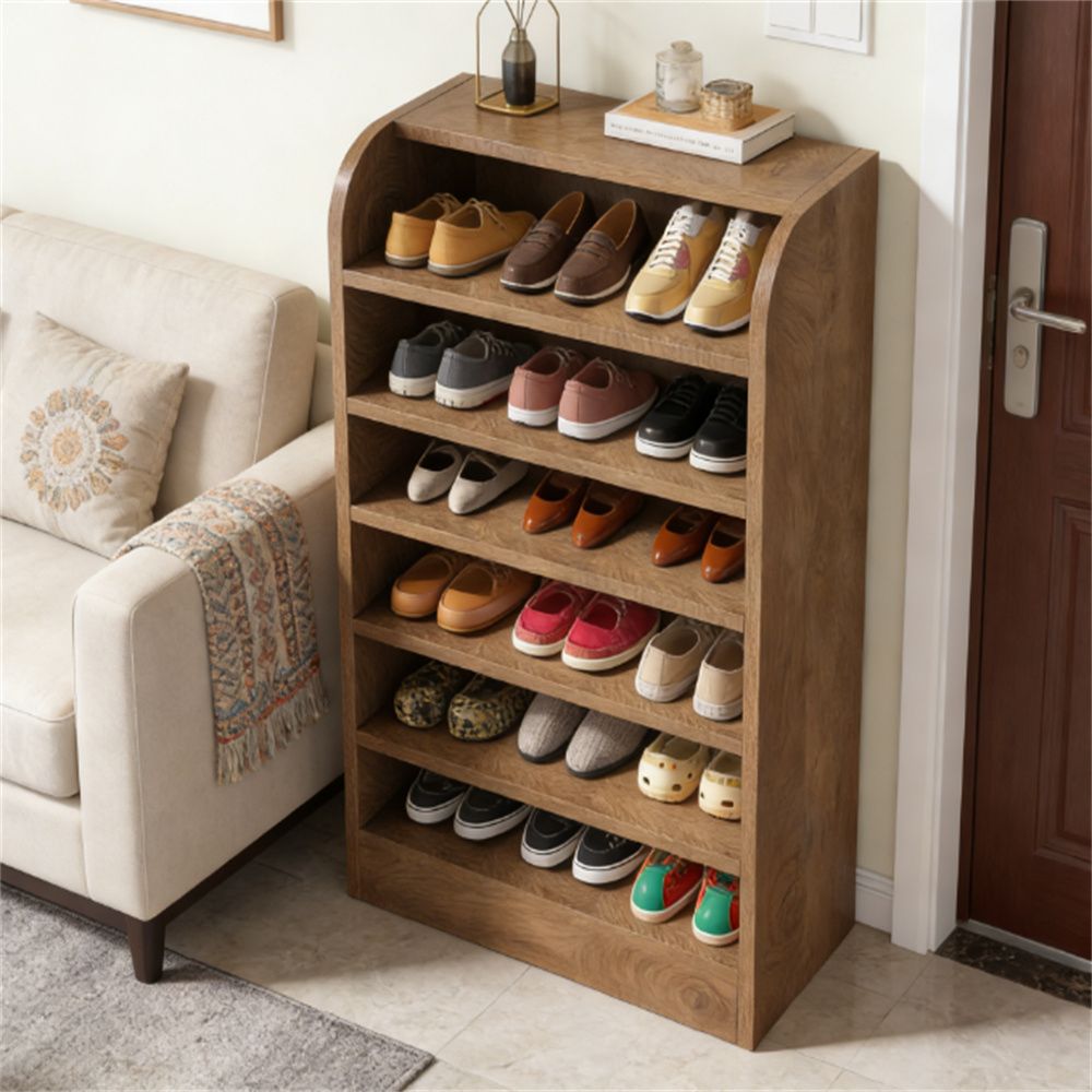 Wooden shoe cabinet, shoe storage container, shoe rack, storage cabinet