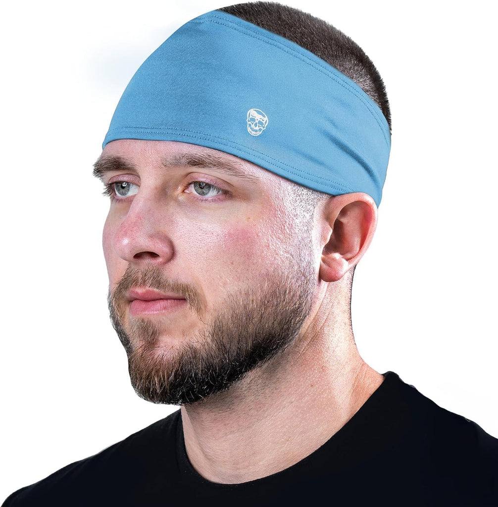 Workout Headbands for Men & Women-Comfortable Sweat Absorbing Band to Keep Hair Back During Running Sports Gym Cycling and Outdoor Activities