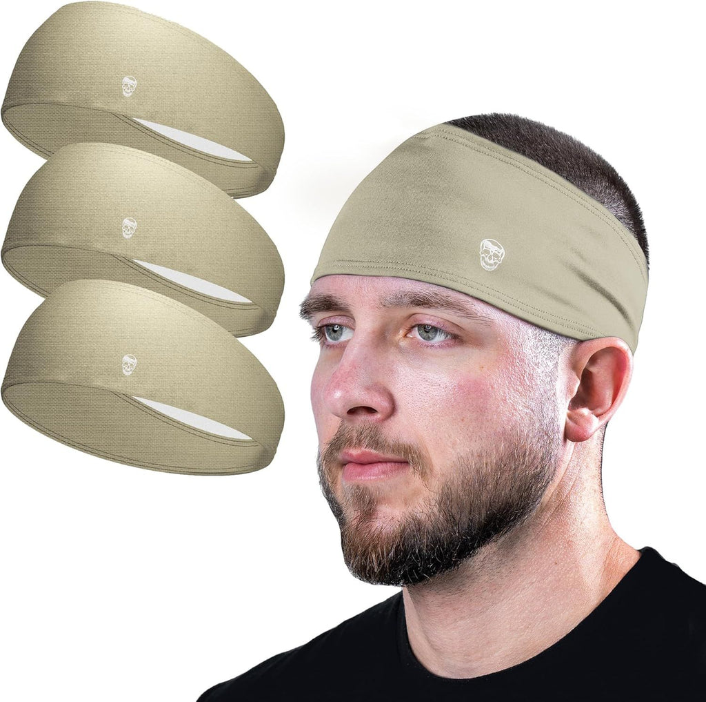 Workout Headbands for Men & Women-Comfortable Sweat Absorbing Band to Keep Hair Back During Running Sports Gym Cycling and Outdoor Activities