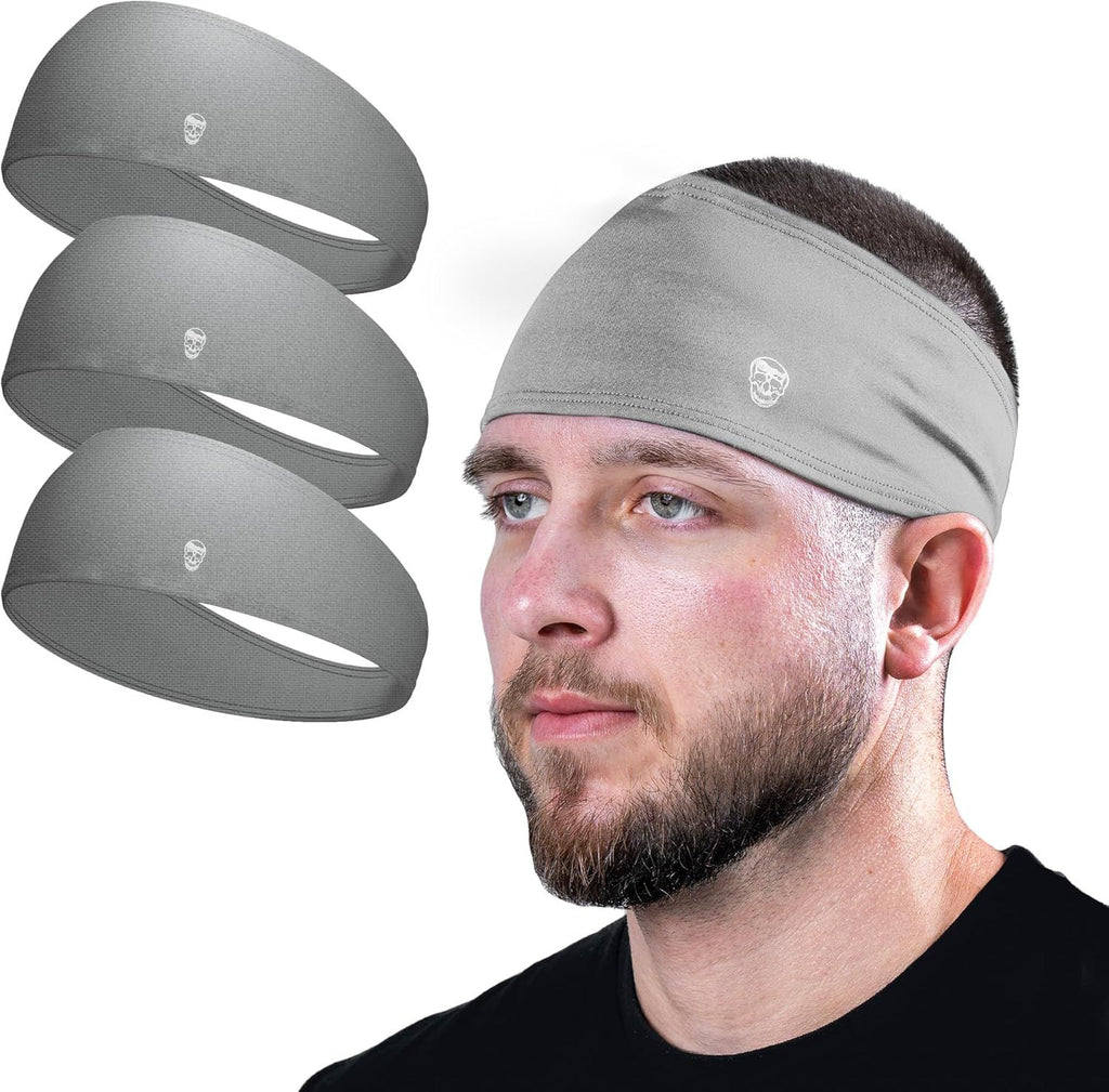 Workout Headbands for Men & Women-Comfortable Sweat Absorbing Band to Keep Hair Back During Running Sports Gym Cycling and Outdoor Activities