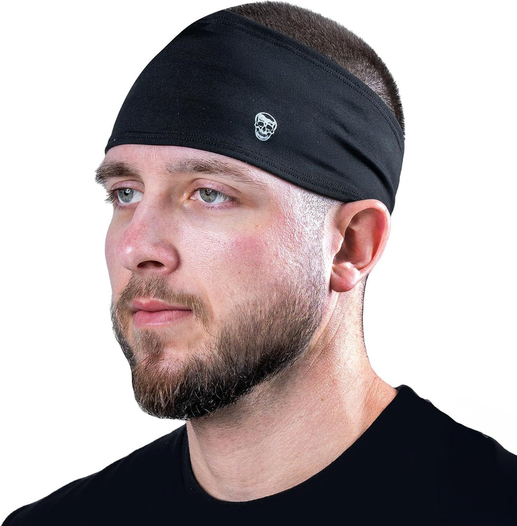 Workout Headbands for Men & Women-Comfortable Sweat Absorbing Band to Keep Hair Back During Running Sports Gym Cycling and Outdoor Activities