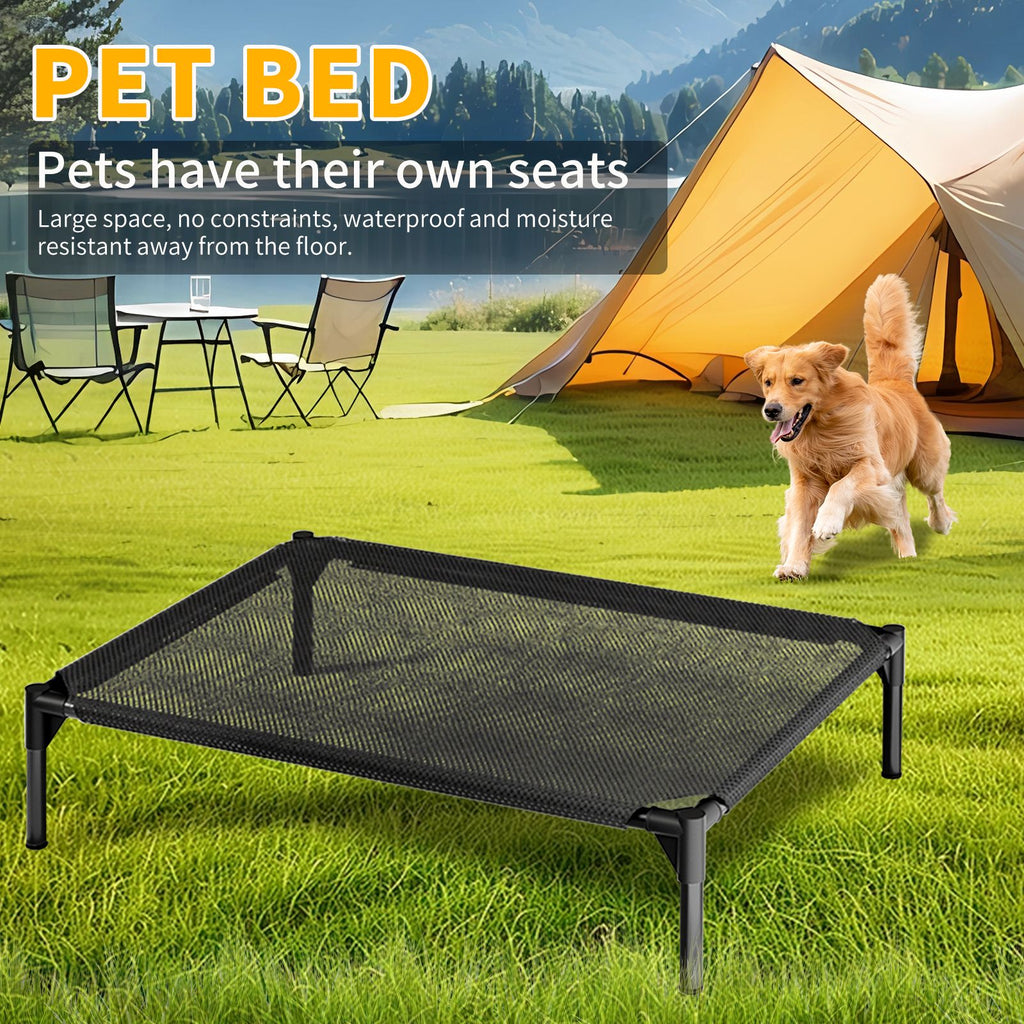 XL-shaped mesh breathable pet bed, removable and washable, dog and cat beds, cool and non slip in spring and summer, lightweight and foldable, suitable for large dogs both indoors and outdoors