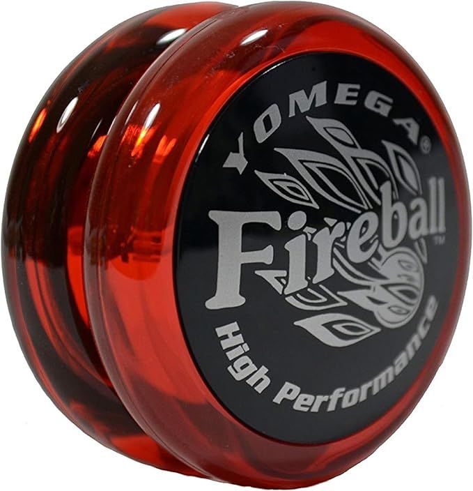 Yomega Fireball YoYo -HIGH Performance Responsive Transaxle Yoyo, Great for String Tricks for Advance Players to Perform Like Pros + Extra 2 yo yo Strings & 3 Month Warranty (Red/Black)